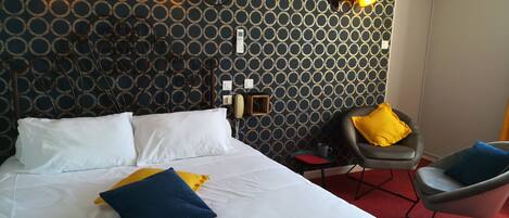 Superior Double Room, Rhone view | Pillowtop beds, in-room safe, individually decorated