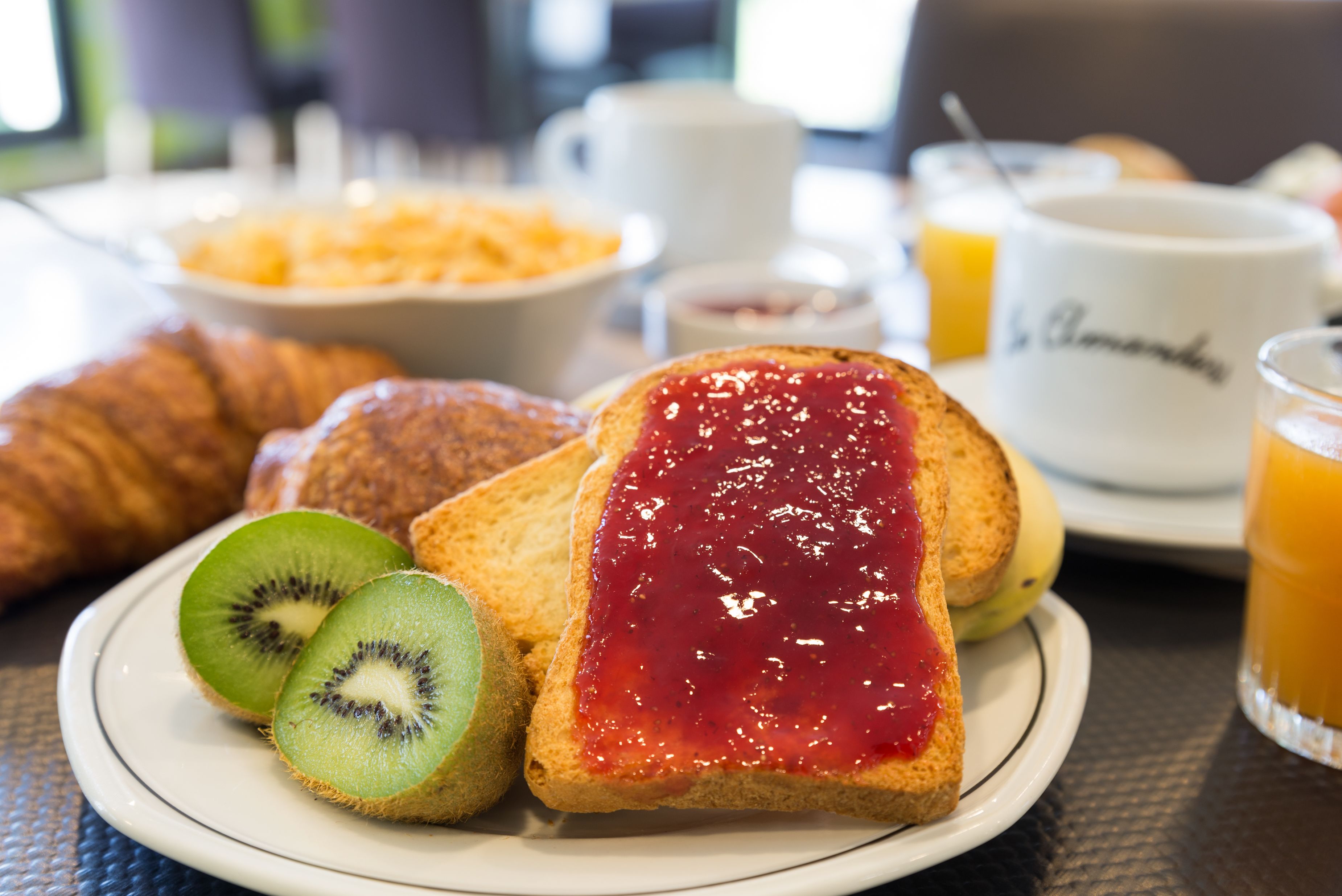 daily buffet breakfast (eur 12 per person)