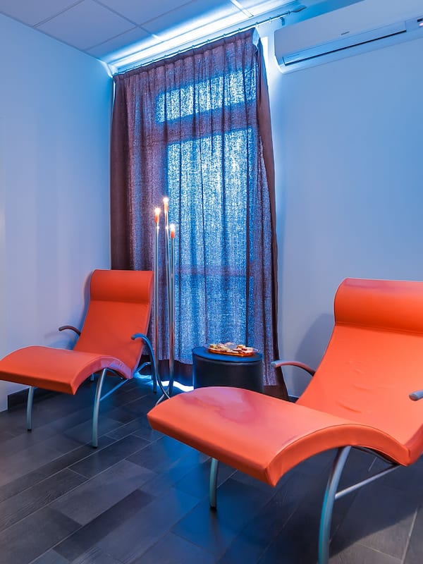 Salas de tratamiento para parejas, un sauna, baño turco/hammam