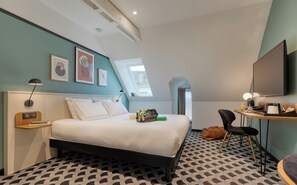 Executive Double Room | Desk, soundproofing, free WiFi - Brit Hotel Les Voyageurs (Loudeac)