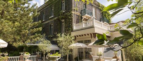 Voorkant van accommodatie