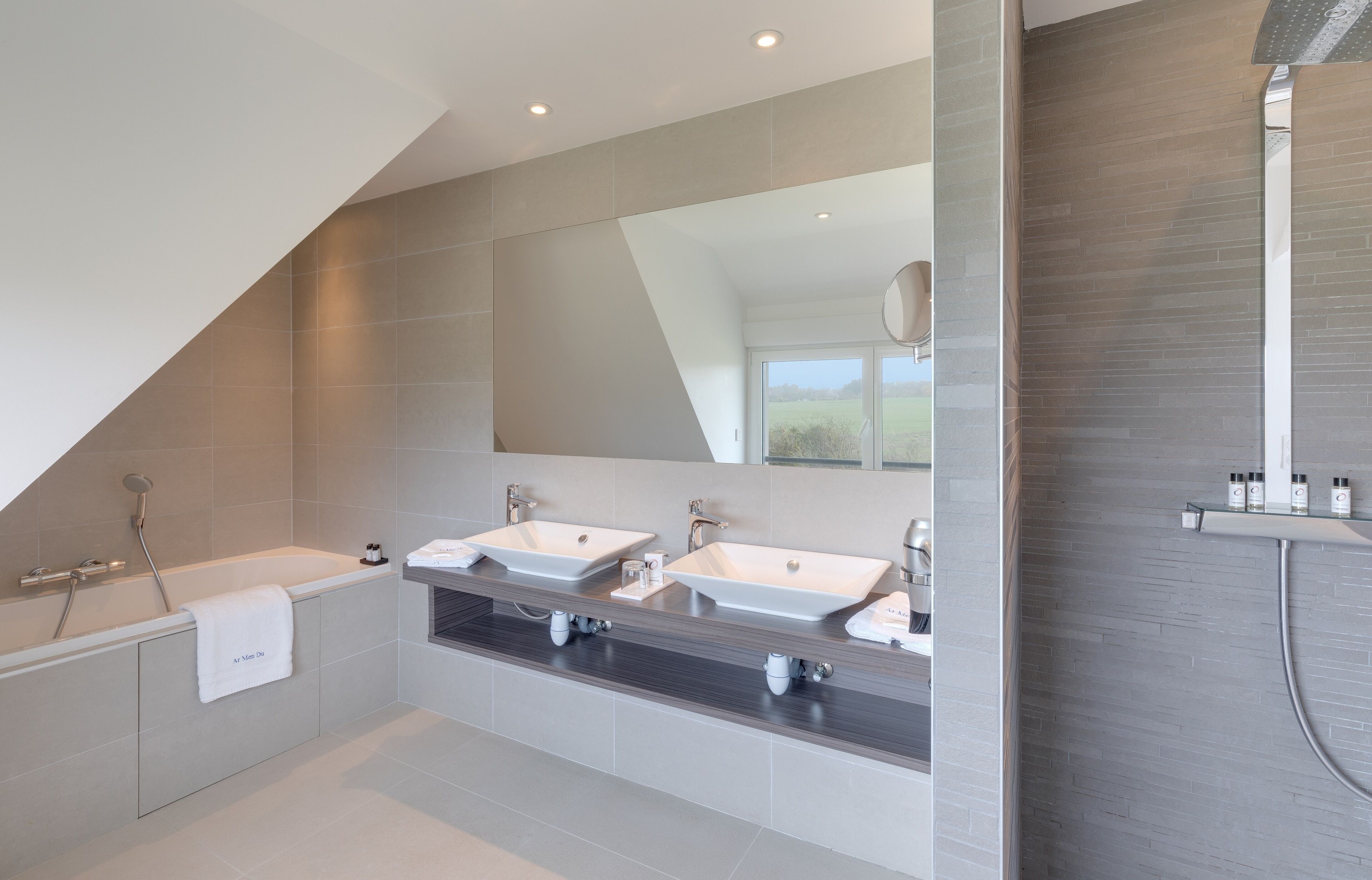 suite | bathroom | free toiletries, hair dryer, dressing gowns, slippers
