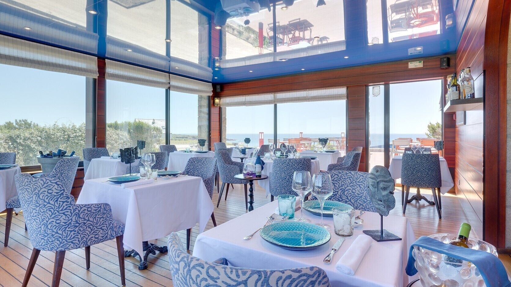 breakfast, lunch, dinner served; french cuisine, beach views