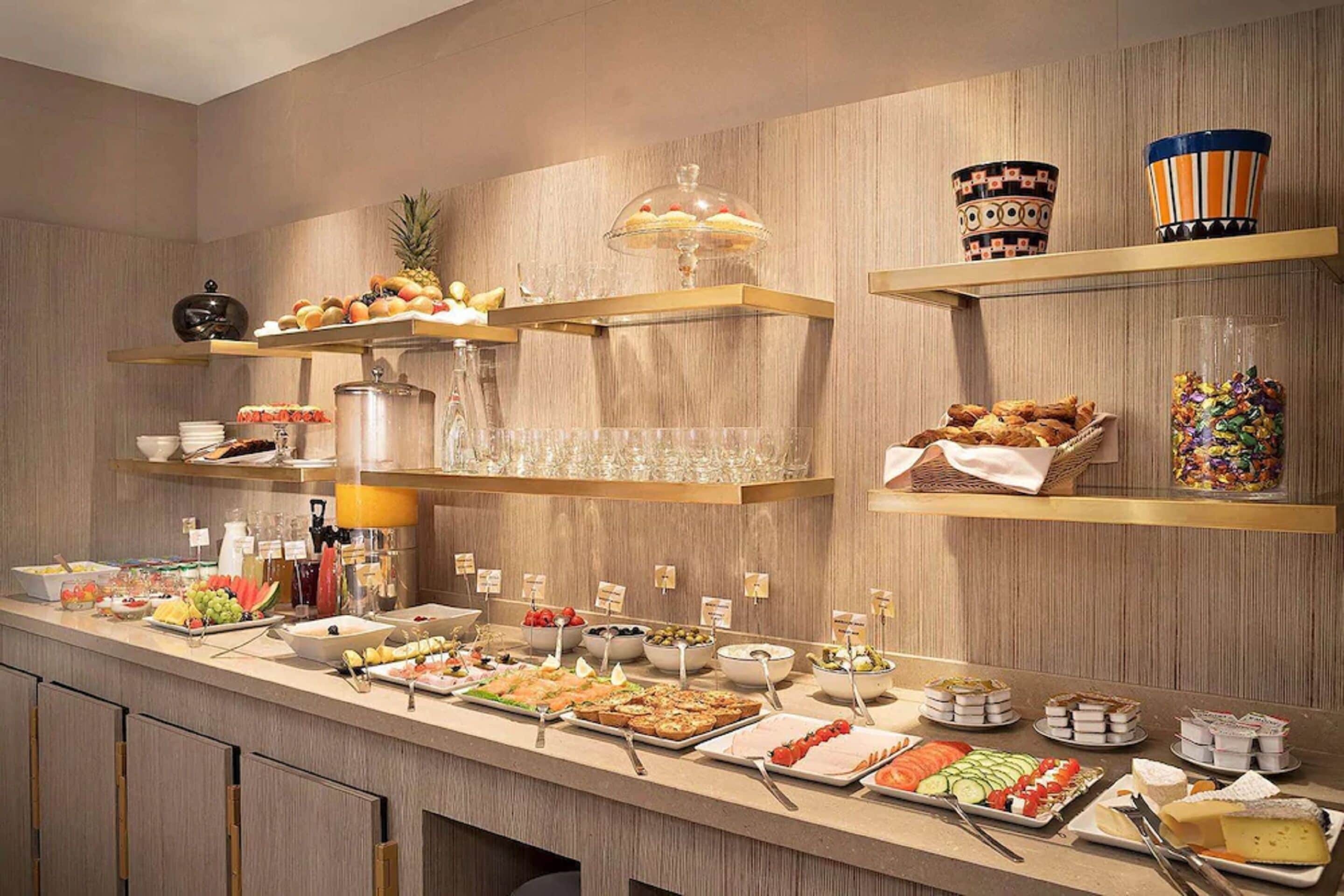 daily buffet breakfast (eur 25 per person)
