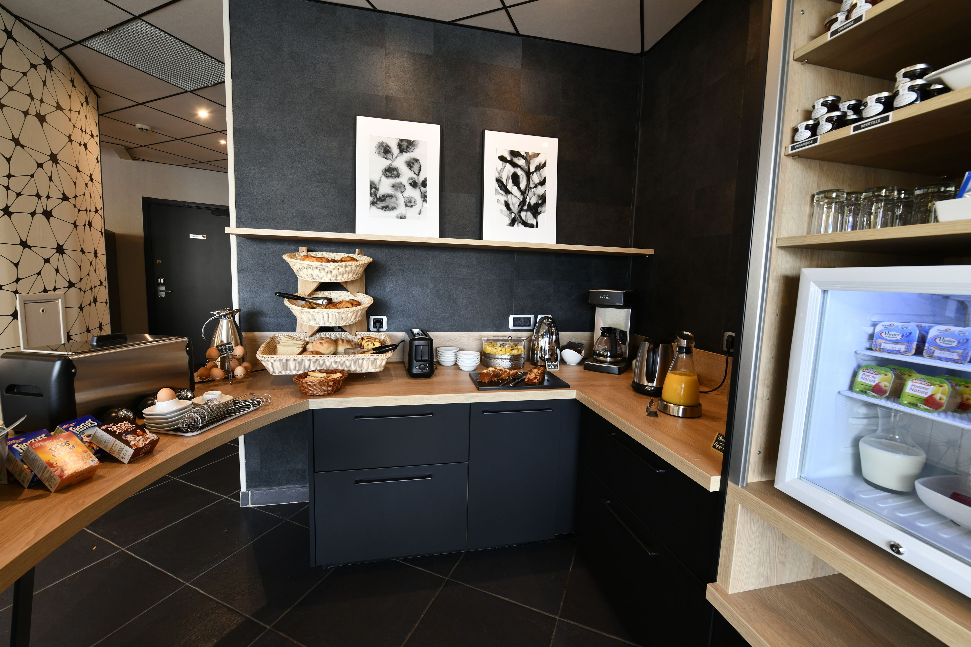 daily buffet breakfast (eur 12 per person)