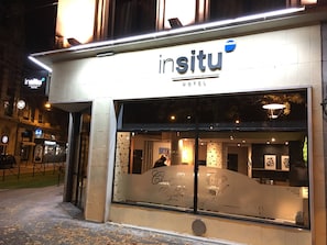 Front of property – evening/night