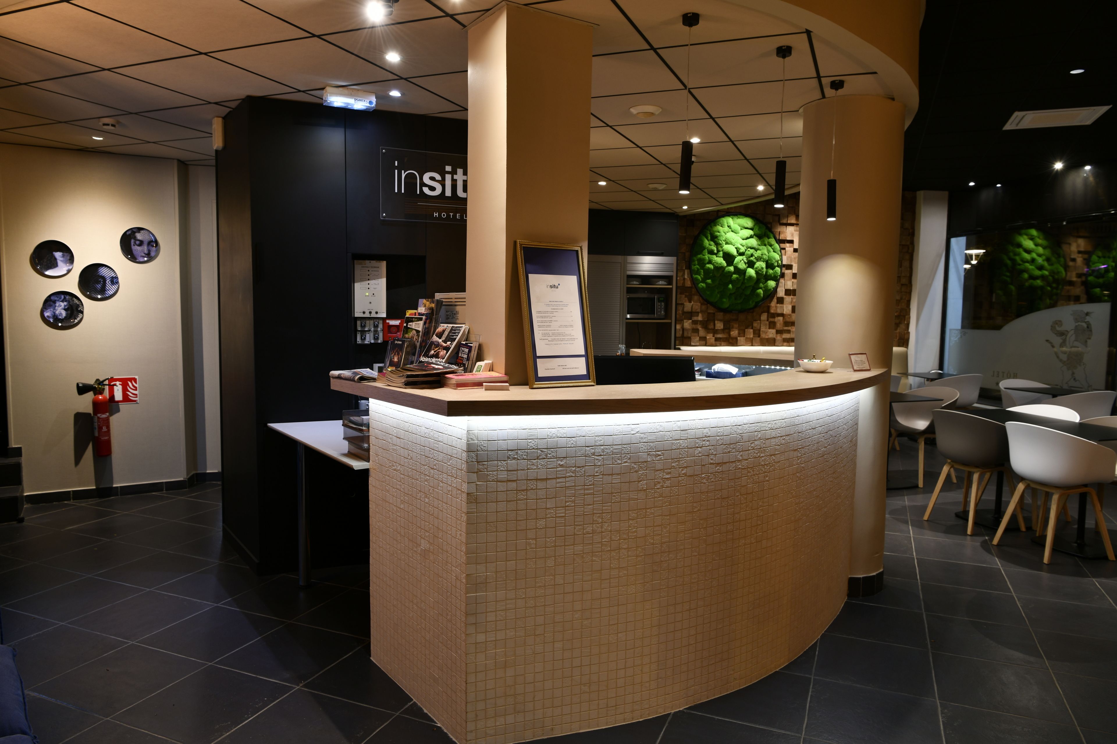 check-in/check-out kiosk