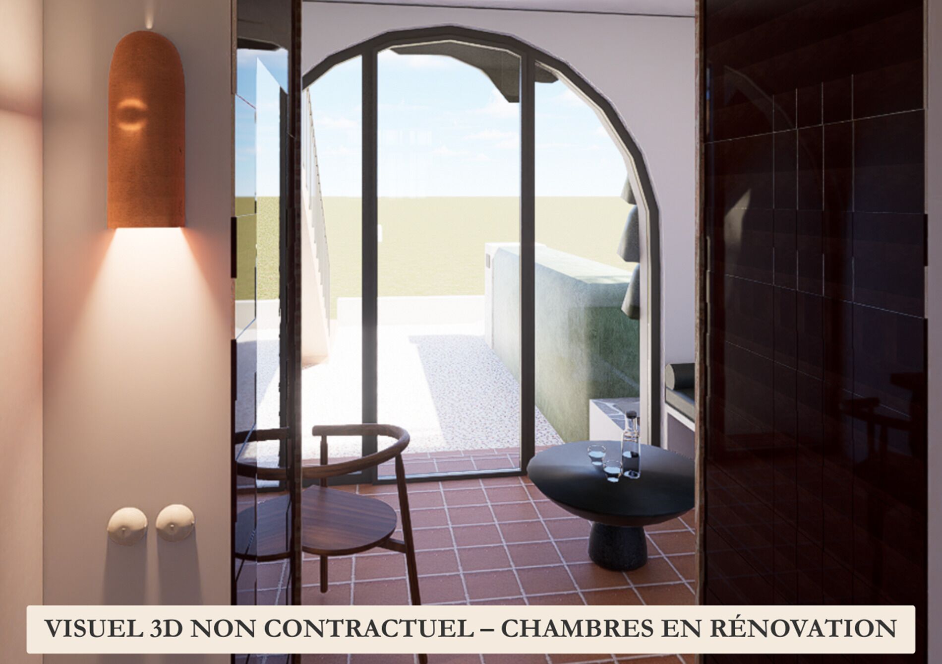 Minibar, caja de seguridad en la habitación y decoración personalizada 