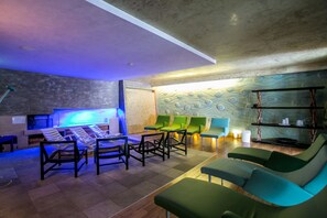 双人护理室、桑拿、热水浴缸、湿蒸房、土耳其浴、身体护理