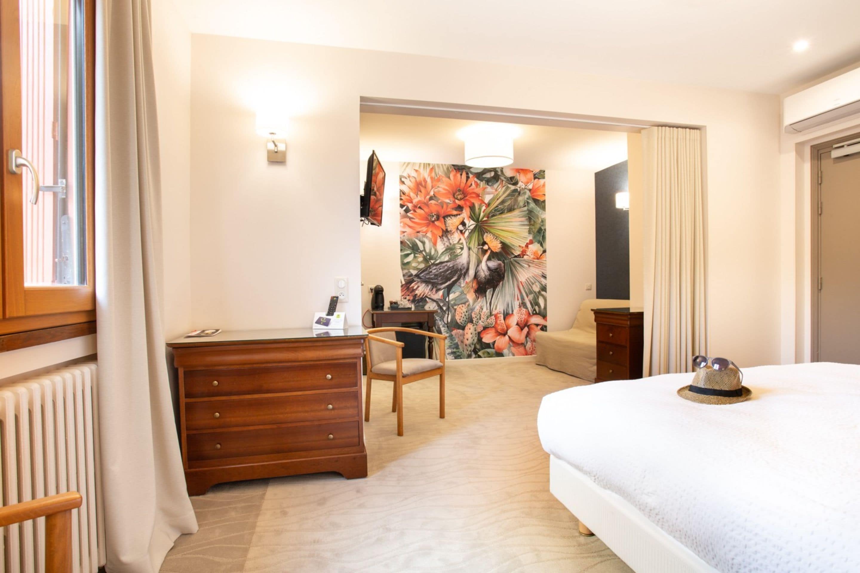 Habitación doble | Caja de seguridad en la habitación, insonorización y cunas gratuitas 