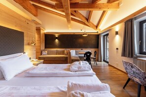 Junior Suite | Frette Italian sheets, down duvets, Select Comfort beds, minibar - Hotel Terme Antico Bagno (San Giovanni di Fassa)