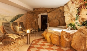 Couples treatment room(s), sauna, hot tub, steam room - Hotel Terme Antico Bagno (San Giovanni di Fassa)