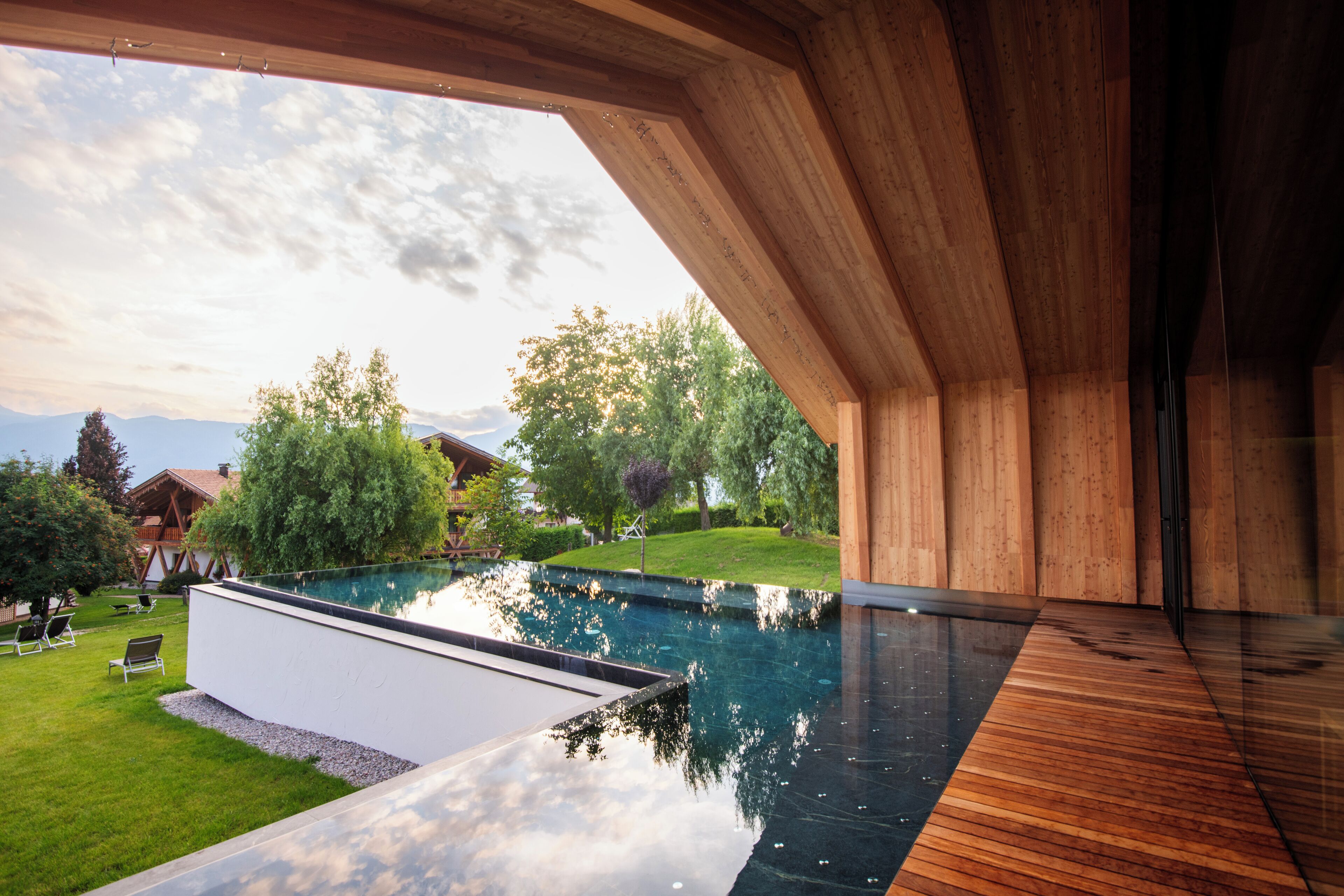 Piscine sur le toit
