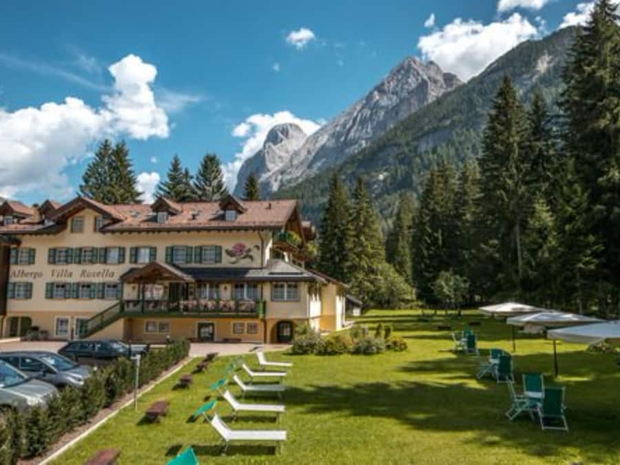 Vierbettzimmer | Blick auf die Berge