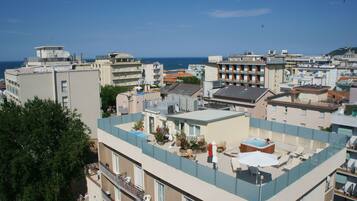 Blick von der Unterkunft