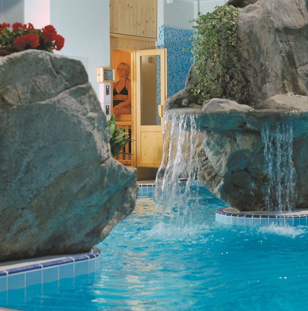 pool waterfall