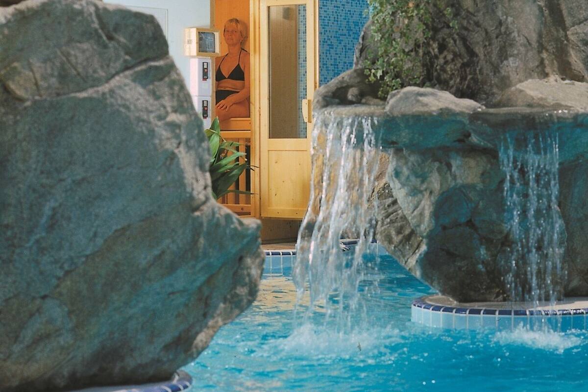 pool waterfall