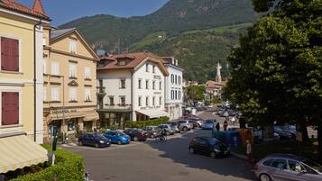 Vue depuis lâhĂ©bergement