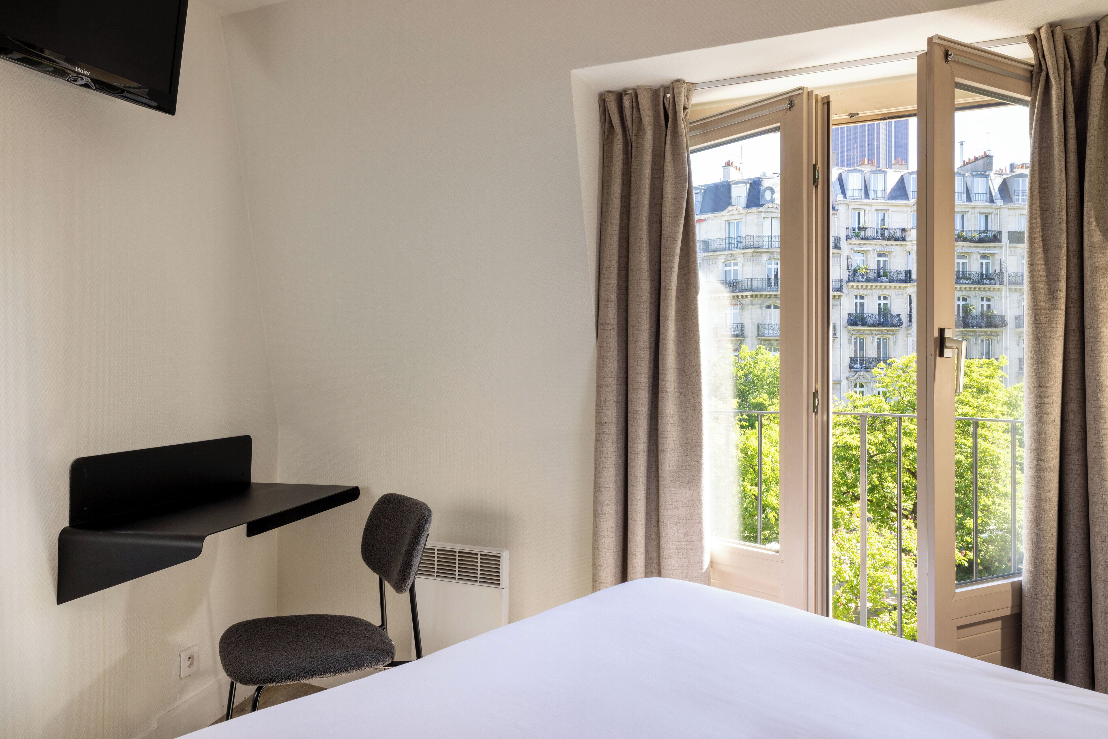 double room | in-room safe, desk, blackout curtains, soundproofing