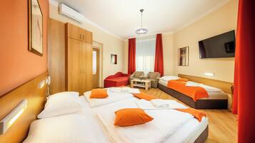 Apartment, 2 Bedrooms (5 Adults) | In-room safe, desk, iron/ironing board, free WiFi