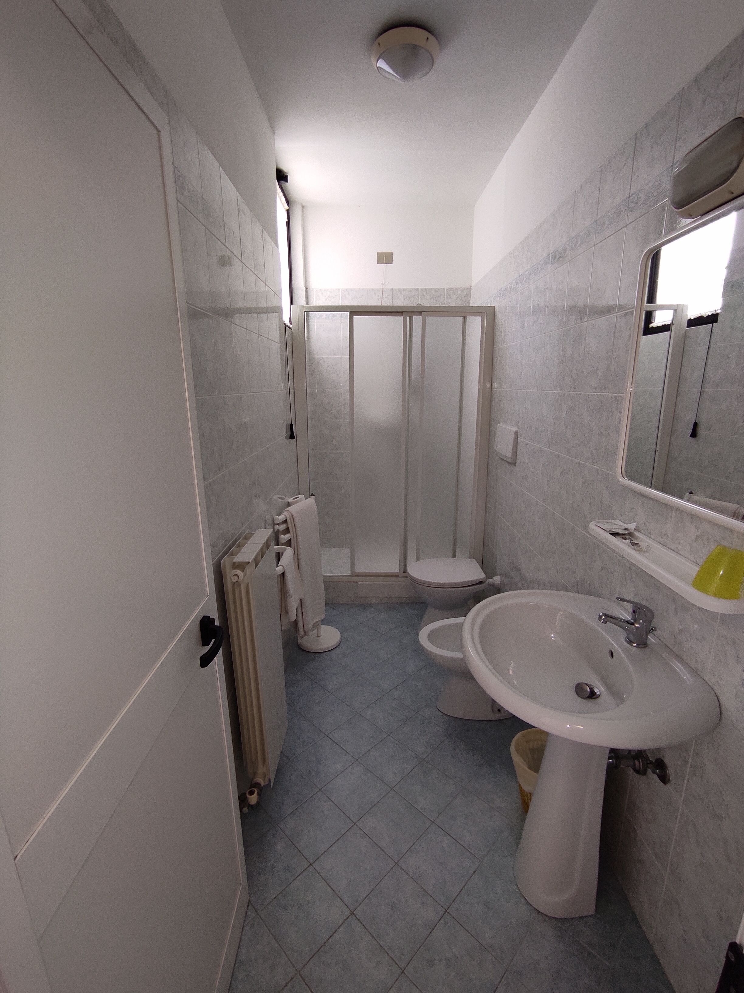 comfort triple room | bathroom | shower, free toiletries, hair dryer, dressing gowns