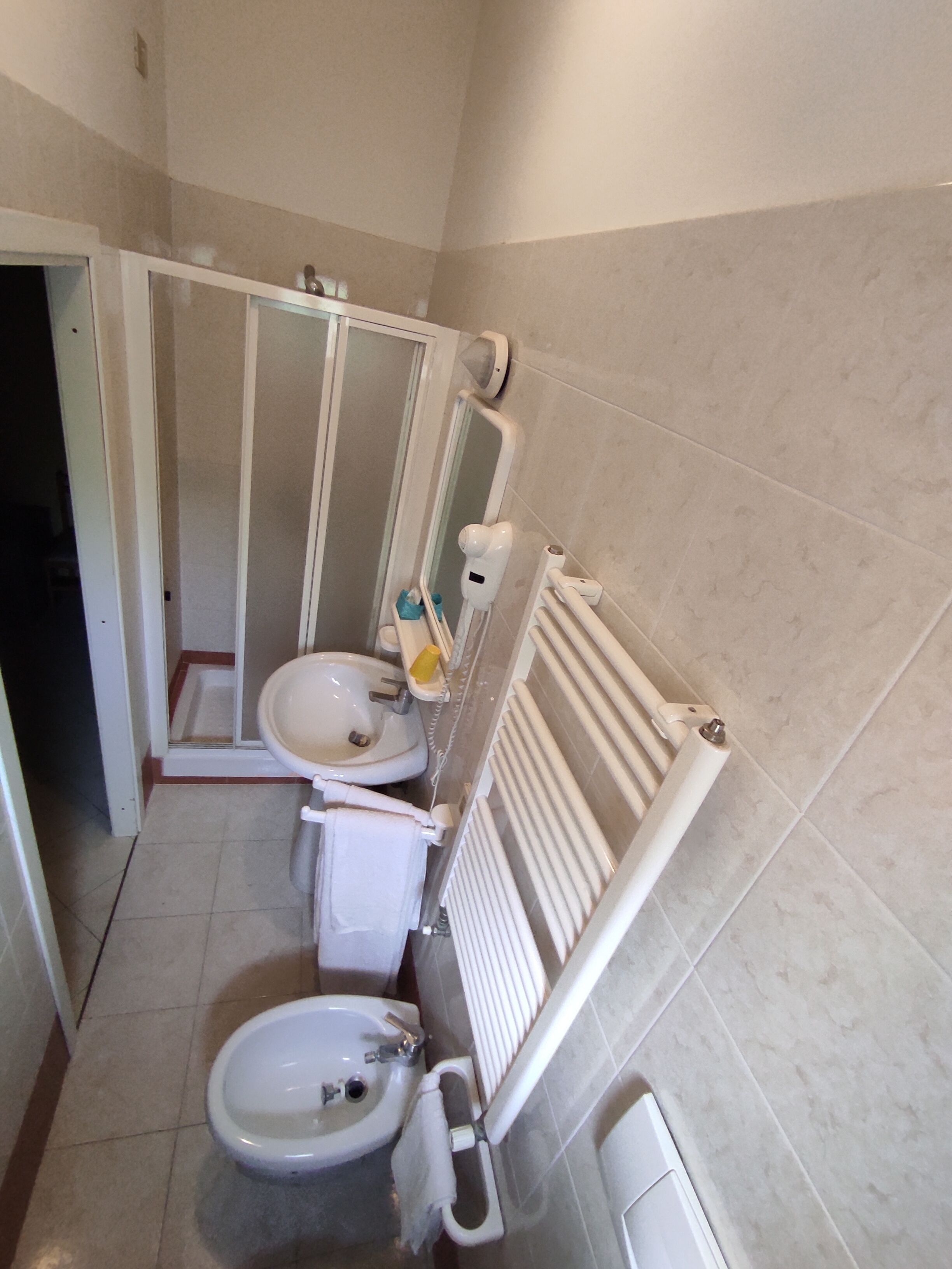 shower, free toiletries, hair dryer, dressing gowns