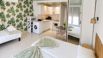 Standard Apartment (3) | In-room safe, desk, laptop workspace, soundproofing