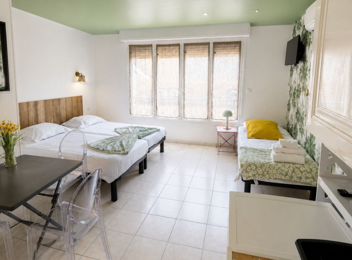 Standard Apartment (3) | In-room safe, desk, laptop workspace, soundproofing