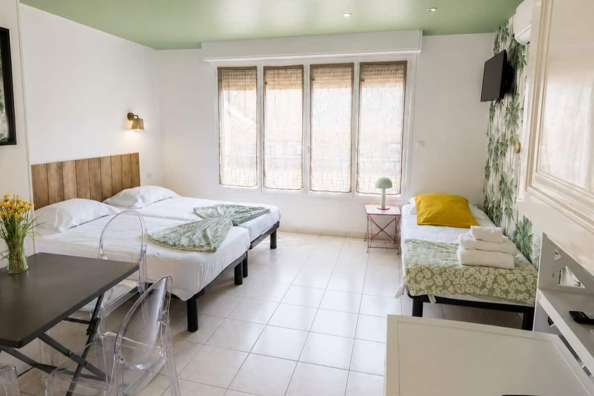 Standard Apartment (3) | In-room safe, desk, laptop workspace, soundproofing