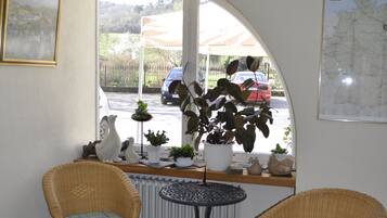 Sitteområde i lobbyen