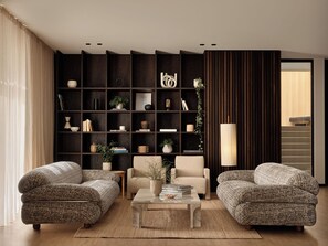 Zona de estar del vestíbulo