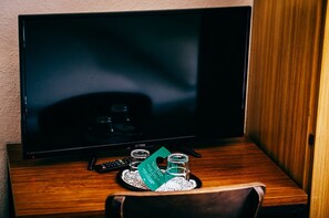 Economy Double Room | Living area | TV