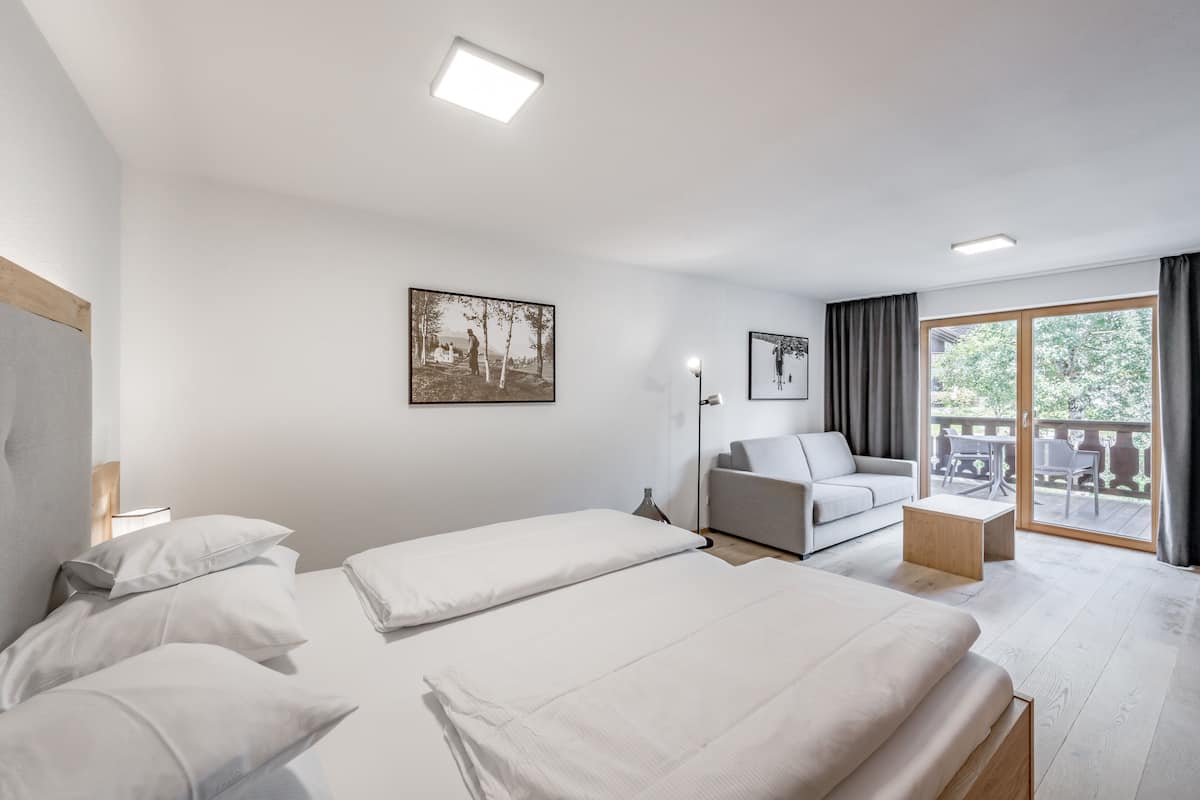 Suite Junior, 1 letto matrimoniale | 1 camera, biancheria da letto di alta qualità, una cassaforte in camera
