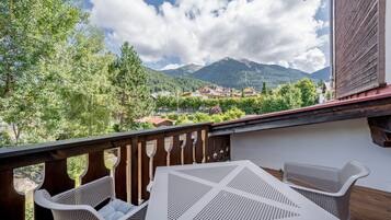 Junior suite, 1 tweepersoonsbed | Terras