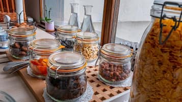 Daily buffet breakfast (EUR 11 per person)