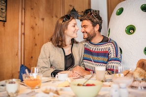 Daily buffet breakfast (EUR 24 per person)