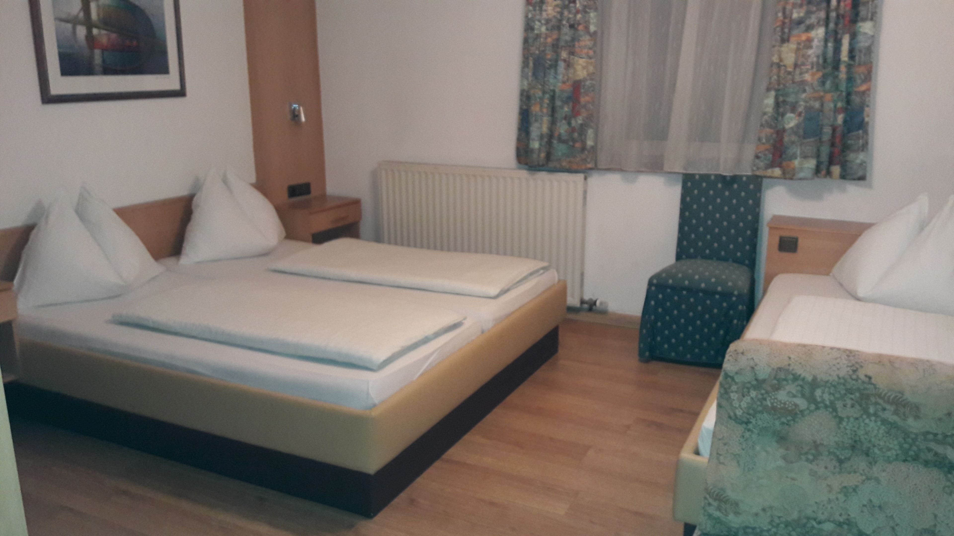 family room (basement) | hypo-allergenic bedding, iron/ironing board, free wifi, bed sheets