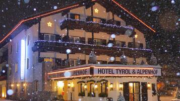 Front of property – evening/night