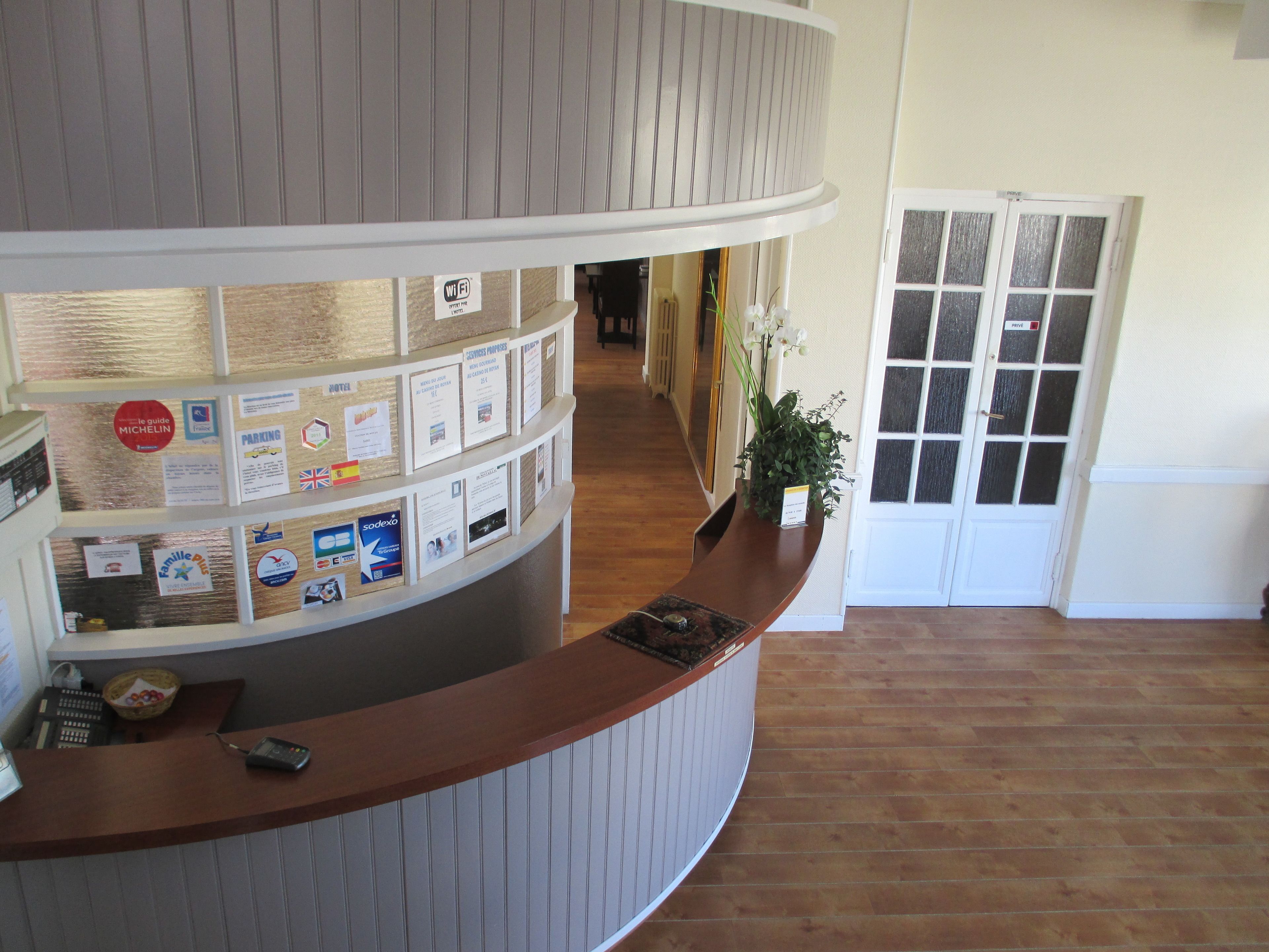 check-in/check-out kiosk