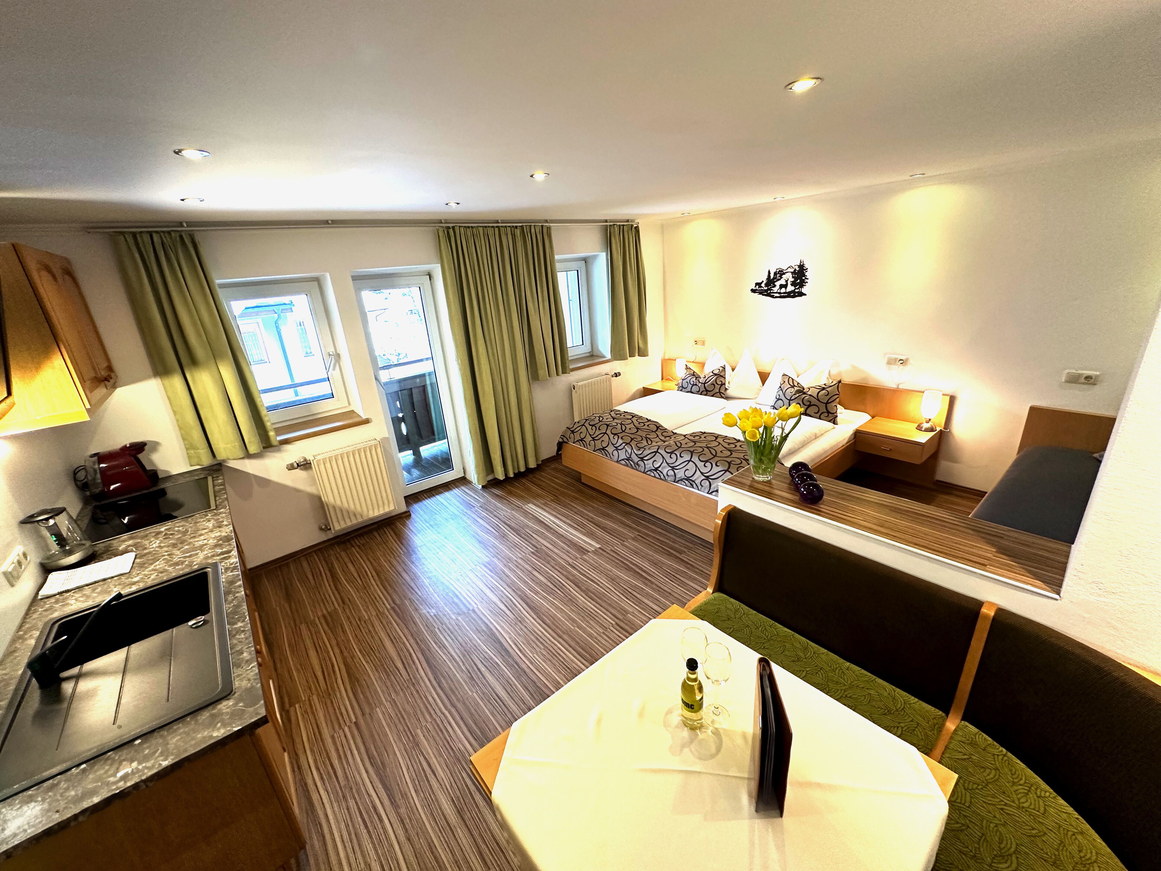 Appartement Confort, balcon (Sonnblick-cleaningfee 30€ p.P.)