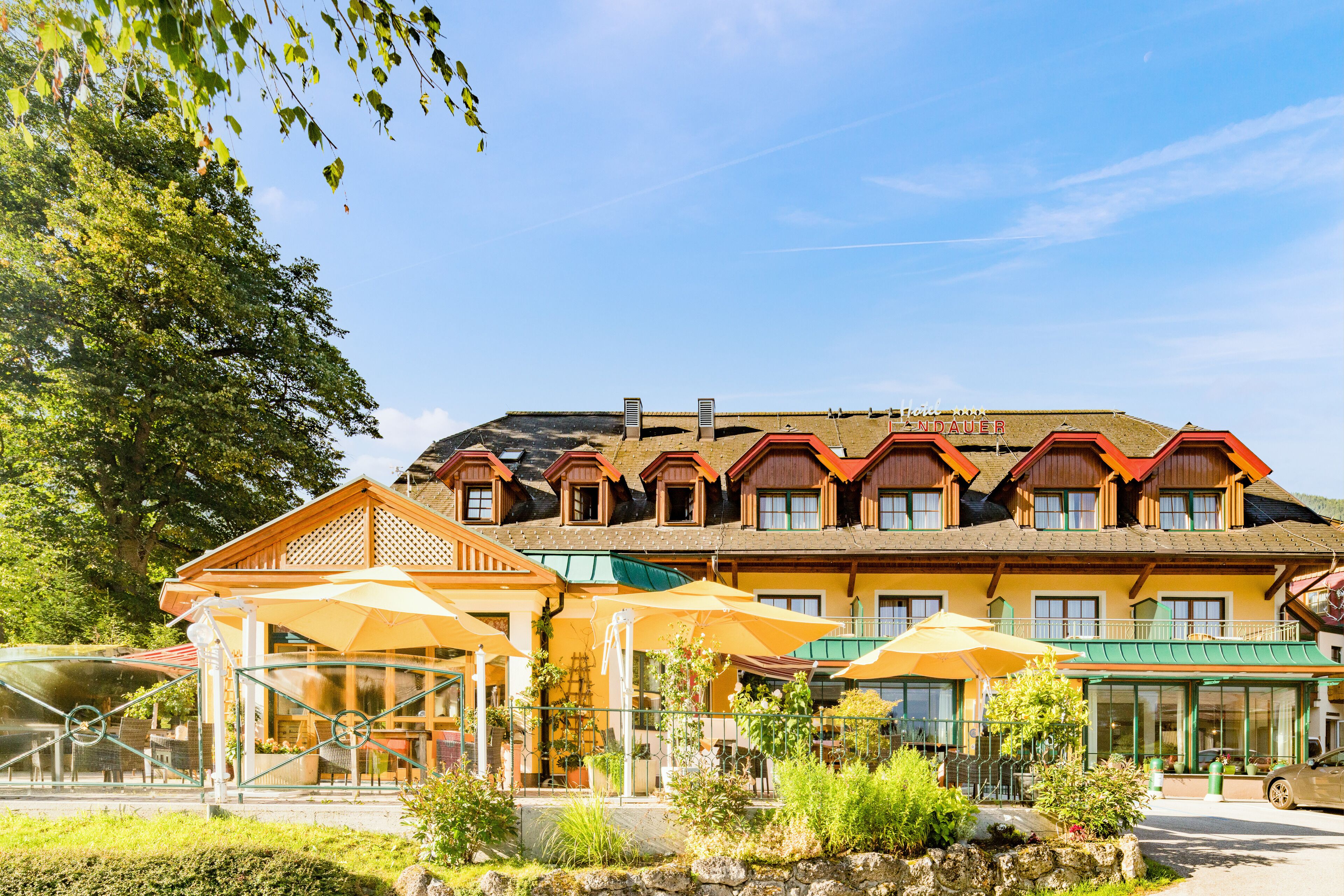 Majoituspaikan julkisivu