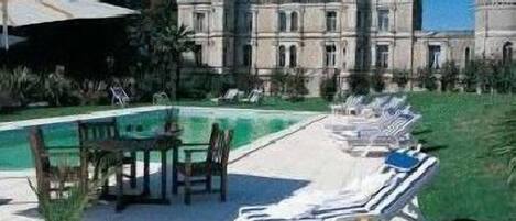 Außenpool, Liegestühle