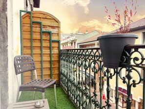 Standaard kamer, balkon, uitzicht op de stad | Terras