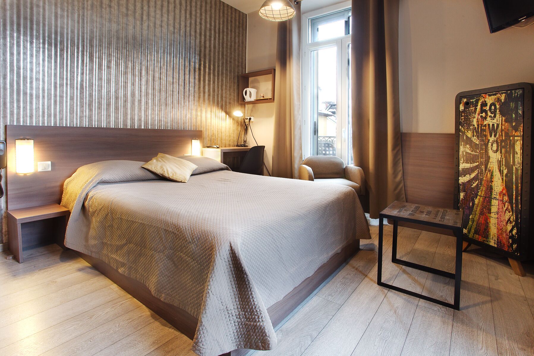 Literie de qualité supérieure, décoration personnalisée