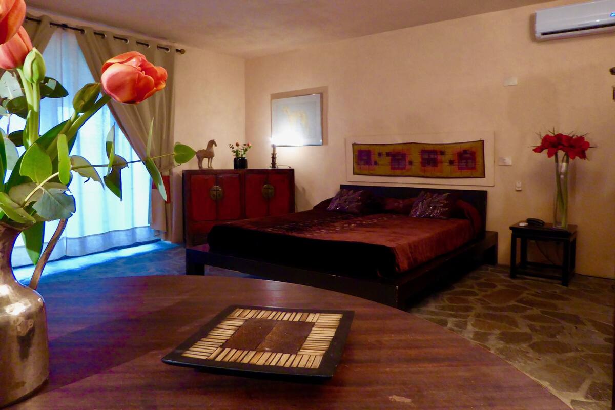 Superior Double Room | Down comforters, Select Comfort beds, desk, cribs (free)