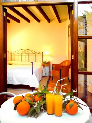 Doppelzimmer, Gartenblick