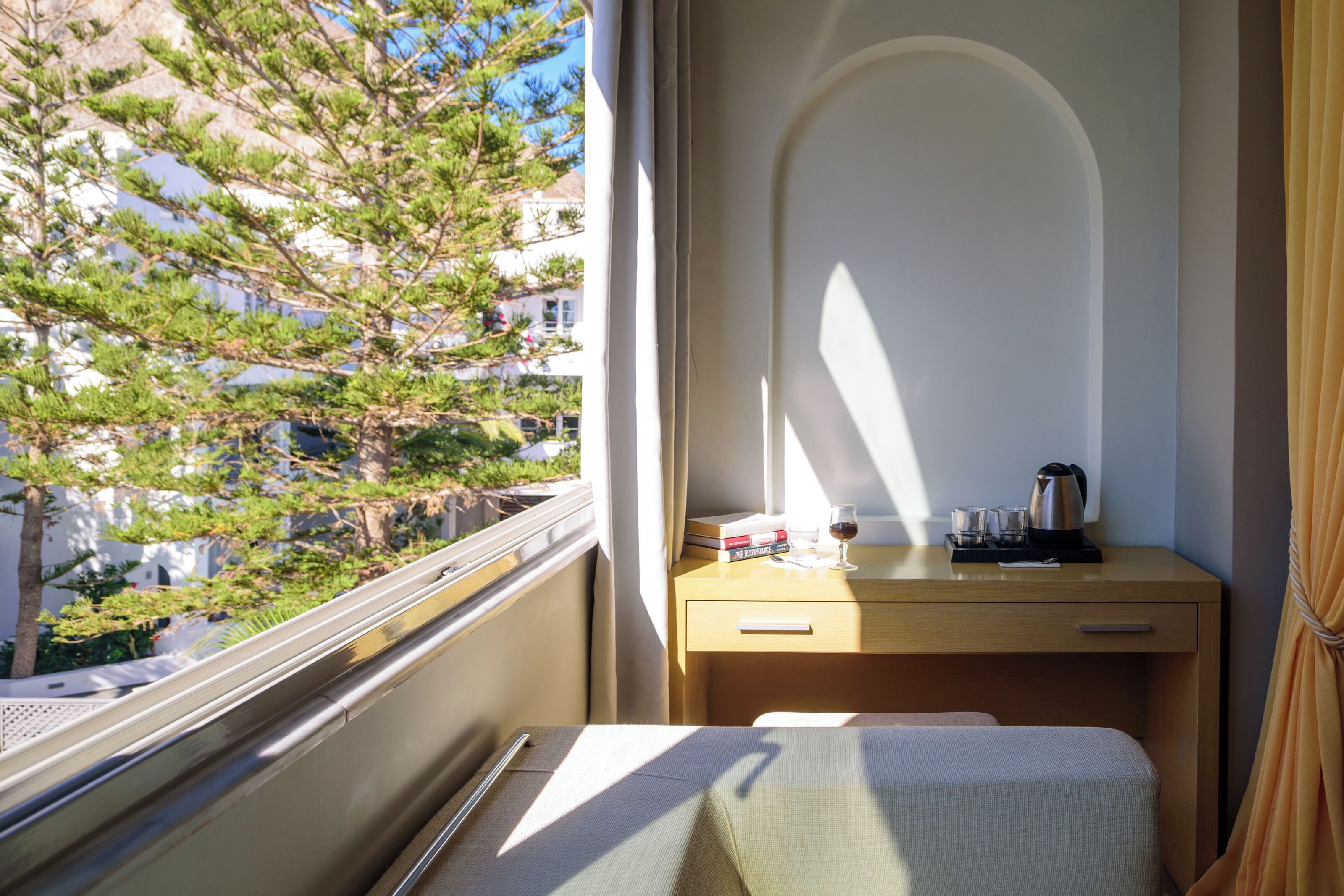 double or twin room, garden view (no balcony) | in-room safe, blackout curtains, free wifi, bed sheets