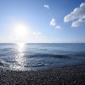 Private beach