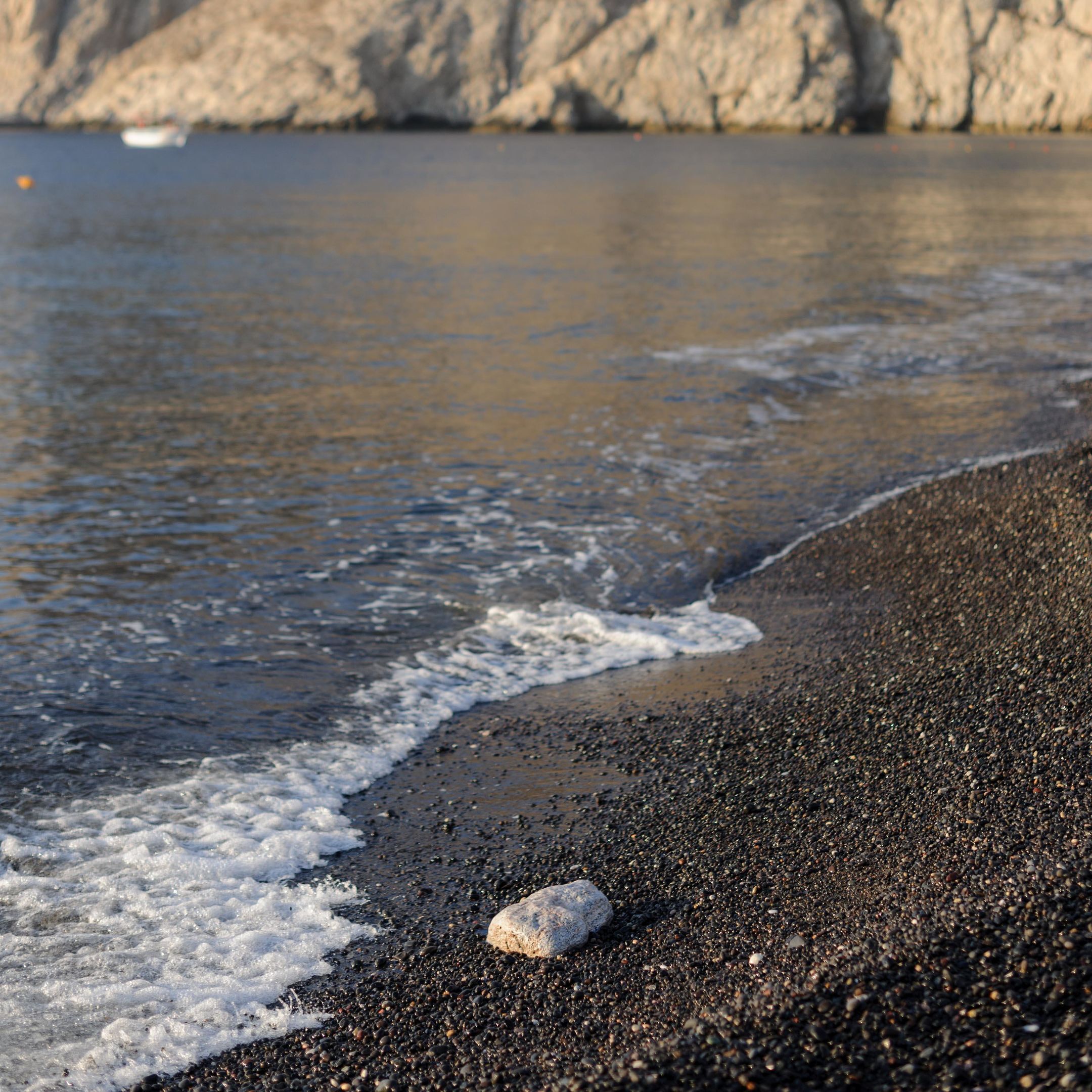 Private beach