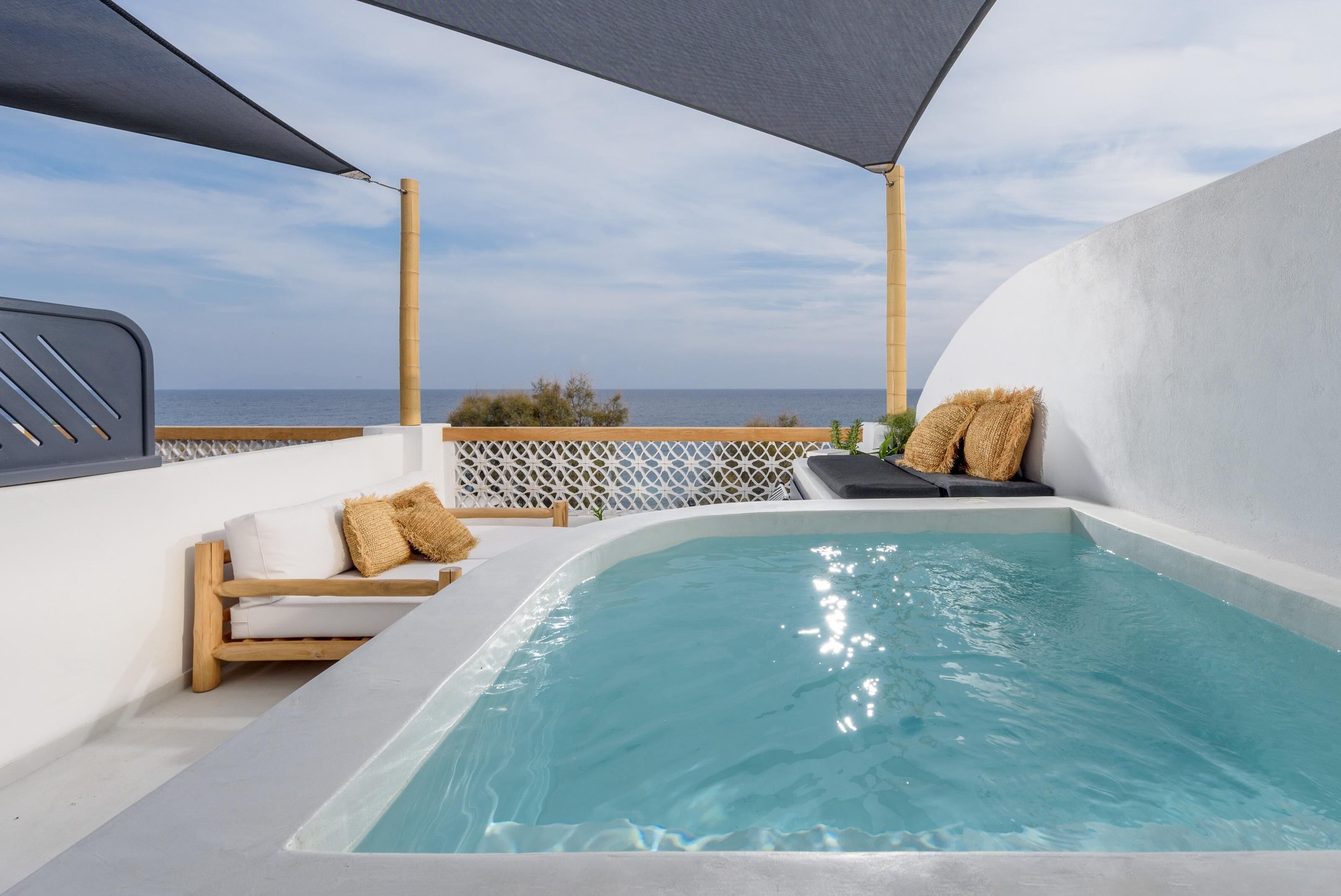Deluxe Room, Sea View (Outdoor Jetted Tub) | Pool | Indoor pool, seasonal outdoor pool, pool umbrellas, pool loungers